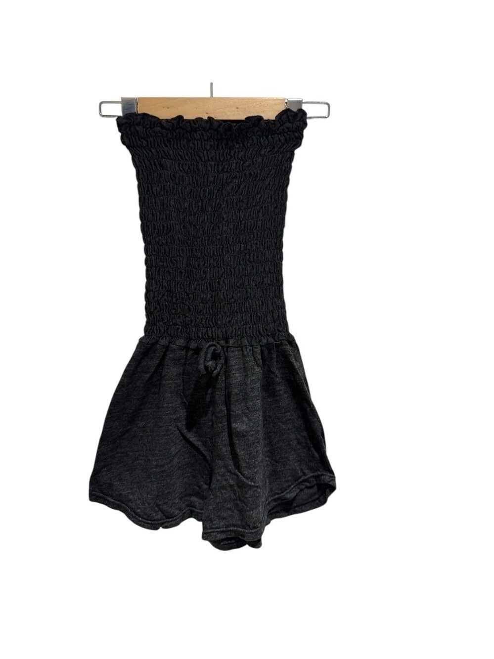 Strapless grey soft romper - approximately size 6